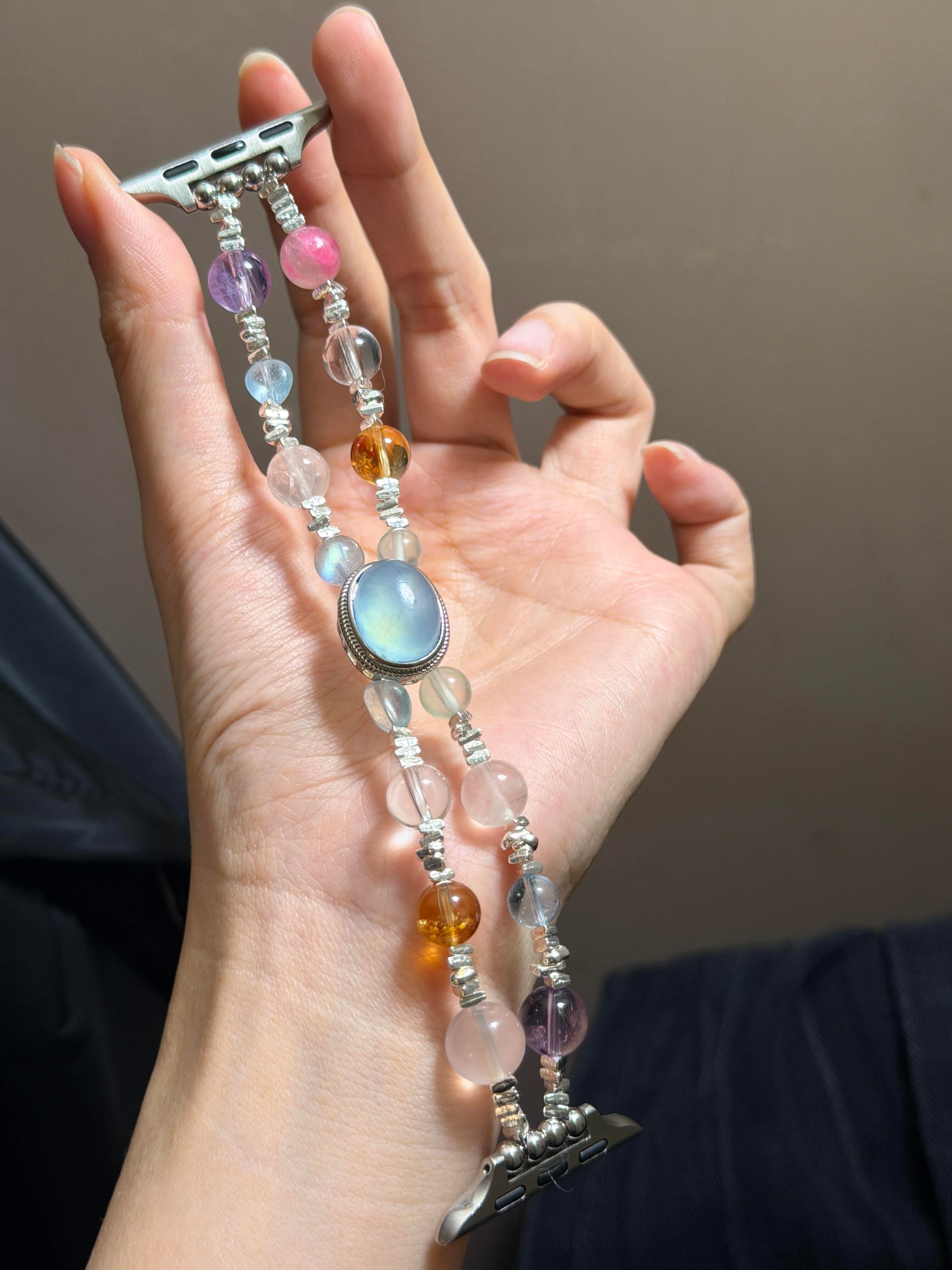 Obsidian Crystal Apple Watch Band