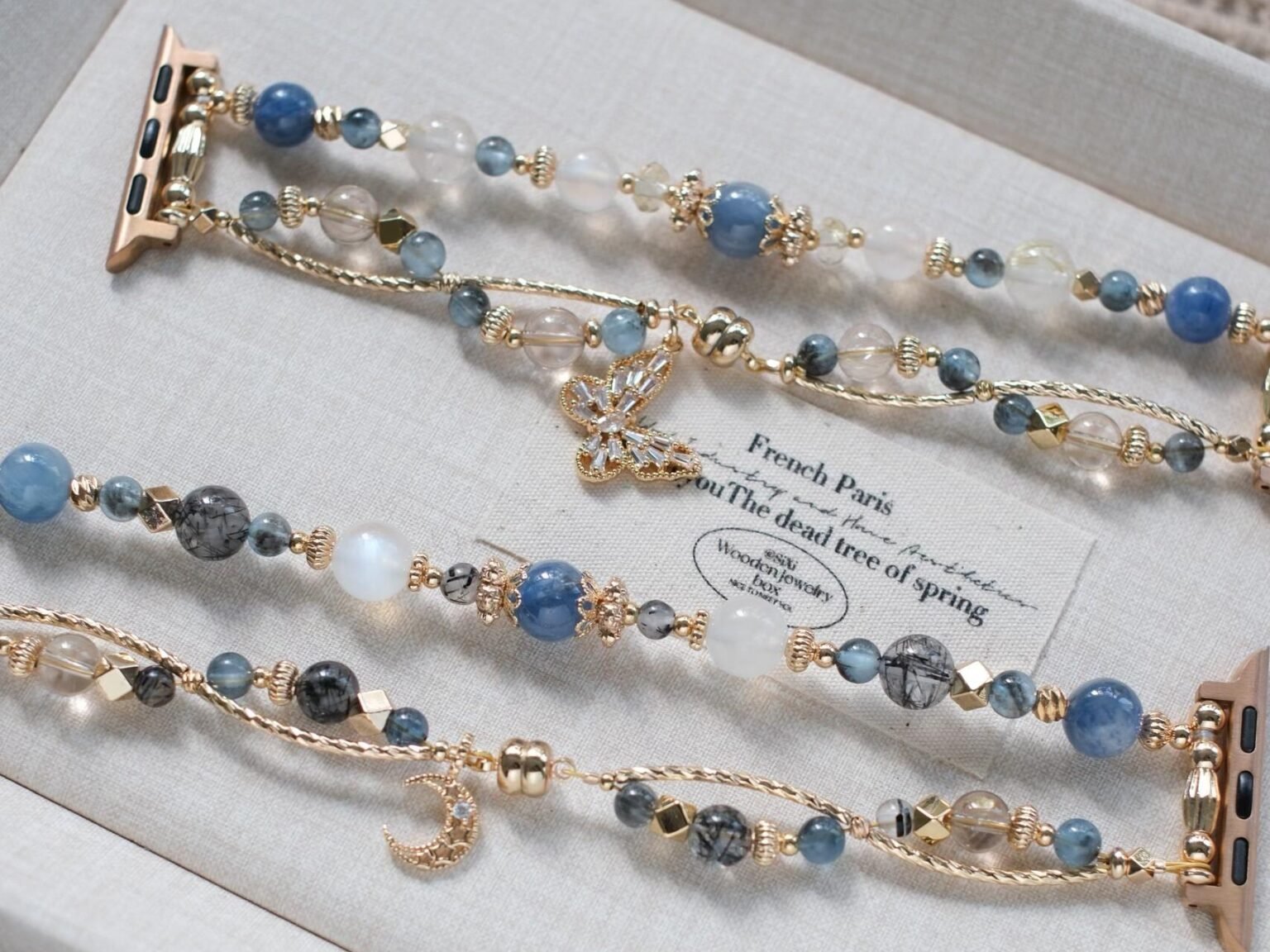 crystal watch strap amethyst